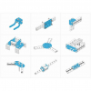 Ресурсный набор Bracket Robot Pack-Blue - «globural.ru» - Новоуральск