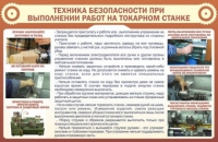 Стенд "ТБ при выполнении работ на токарном станке" - «globural.ru» - Новоуральск