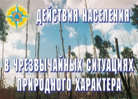 Комплект плакатов "Действия населения в ЧС природного характера" - «globural.ru» - Новоуральск