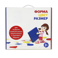Подвижная развивающая игра "Форма, цвет, размер" - «globural.ru» - Новоуральск