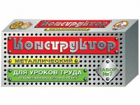 Конструктор металлический №7 (для уроков труда) 148 элементов - «globural.ru» - Новоуральск
