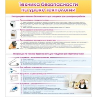 Стенд "Техника безопасности на уроке технологии" - «globural.ru» - Новоуральск