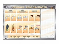 Электрифицированный стенд "Техника безопасности" с маркерными полями - «globural.ru» - Новоуральск