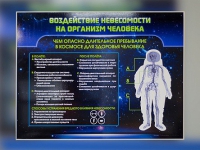 Стенд "Воздействие невесомости на организм человека" - «globural.ru» - Новоуральск