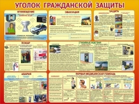 Стенд "Уголок гражданской защиты" - «globural.ru» - Новоуральск