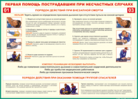Таблица Порядок действий при внезапной смерти 1000*1400 винил - «globural.ru» - Новоуральск