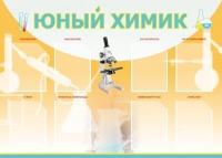Стенд "Юный химик" (вариант 1) - «globural.ru» - Новоуральск