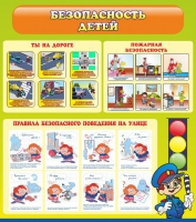 Стенд "Безопасность детей" (вариант 1) - «globural.ru» - Новоуральск