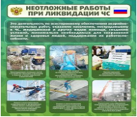 Стенд "Неотложные работы при ликвидации ЧС" - «globural.ru» - Новоуральск