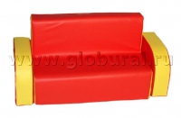Диван с подлокотниками 120*35*45/20см (ВИК) - «globural.ru» - Новоуральск
