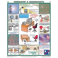 Плакаты "Компьютер и безопасность" (2 листа, размер 450х600) - «globural.ru» - Новоуральск