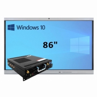 Интерактивная панель 86" (встроенный ПК Win10, Intel i5) - «globural.ru» - Новоуральск