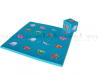 Игровой детский мат «Море» с кубиком (ВИК) - «globural.ru» - Новоуральск
