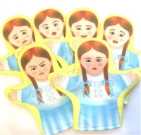 Набор кукол - рукавичек  "Эмоции. Девочки" - «globural.ru» - Новоуральск
