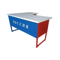 Стол преподавателя "Патриот" угловой с выкатной тумбой - «globural.ru» - Новоуральск