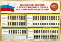 Стенд "Воинские звания в вооруженных силах российской федерации" - «globural.ru» - Новоуральск