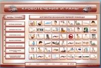 Трехсекционный базовый комплект "Травмы. Кровотечения. Ожоги" для учащихся общеобразовательных учреждений - «globural.ru» - Новоуральск