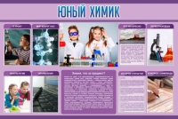 Стенд "Юный химик" (вариант 2) - «globural.ru» - Новоуральск