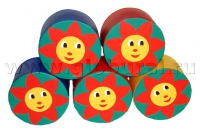 Пуфик «Солнышко» d=60*30см (ВИК) - «globural.ru» - Новоуральск