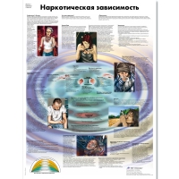 Плакат "Наркотическая зависимость", ламинированный, 50*67 см - «globural.ru» - Новоуральск