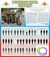 Стенд "Военная форма одежды (герб РФ)" - «globural.ru» - Новоуральск