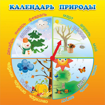 Стенд "Календарь природы" 0.5x0.5 - «globural.ru» - Новоуральск