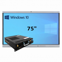 Интерактивная панель 75" (встроенный ПК, Win10, Intel i5) - «globural.ru» - Новоуральск