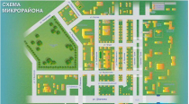 Магнитно-маркерная доска "Схема микрорайона" - «globural.ru» - Новоуральск