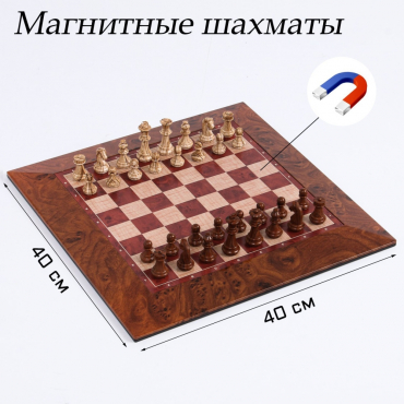 Шахматы магнитные доска и фигуры из пластика - «globural.ru» - Новоуральск