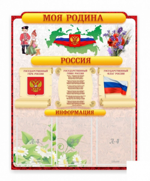 Стенд "Наша родина Россия" - «globural.ru» - Новоуральск