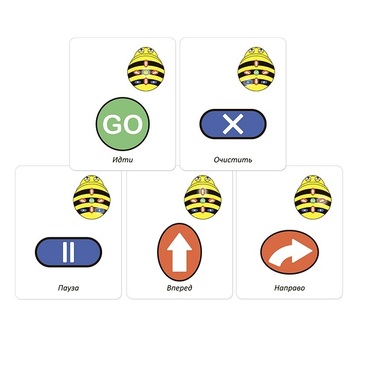 Набор карточек для программирования мини-робота Bee-Bot - «globural.ru» - Новоуральск