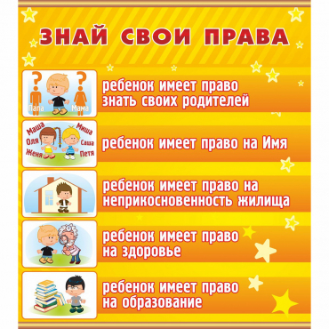 Стенд "Знай свои права" - «globural.ru» - Новоуральск