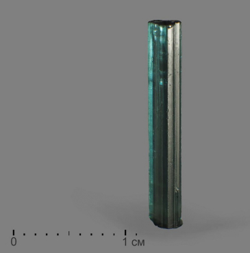 Турмалин (индиголит), кристалл - «globural.ru» - Новоуральск