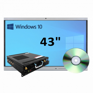 Интерактивная панель 43" (встроенный ПК, Win10) - «globural.ru» - Новоуральск